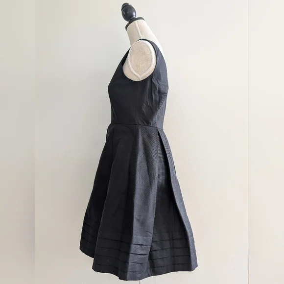 Kate Spade Silk Cotton Pleated Hem Dress - Picture 7 of 16